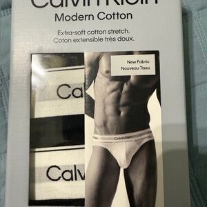 Calvin Klein Men's Modern Cotton Underwear - Black TWO PAIR